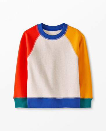 Hanna Andersson colorblock sweatshirt