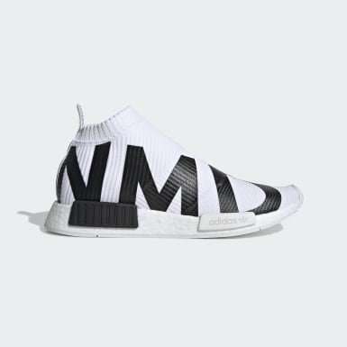 adidas black and white no tie letter shoes