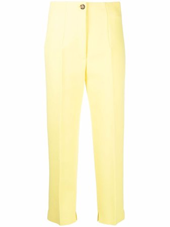 MSGM straight-leg cropped trousers