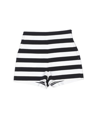 Express Black striped horizontal Shorts Size 0 - 70% off | thredUP