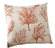 Fan Coral Applique Pillow Cover | Pottery Barn