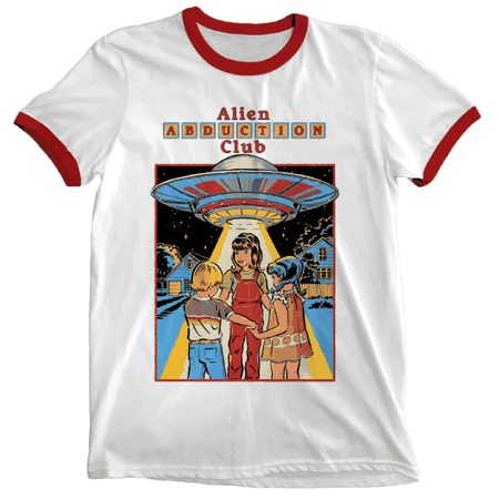 Alien Abduction Club Ringer Shirt