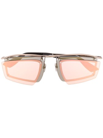 Acne Studios double-layer Shield Sunglasses - Farfetch
