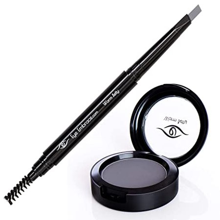 Amazon.com : Eye Embrace Warm Betty Light Gray Eyebrow Pencil and Powder Bundle : Beauty & Personal Care