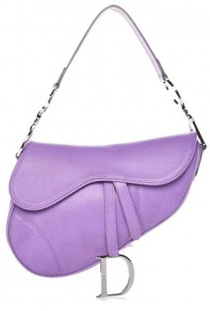Dior saddle bag purple
