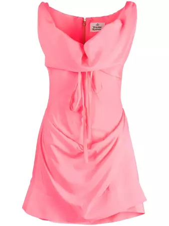 Vivienne Westwood Draped Sleeveless Mini Dress - Farfetch