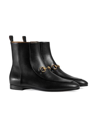 Gucci Ankle boot 'Gucci Jordaan' de couro