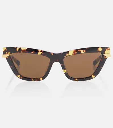 Angle Cat Eye Sunglasses in Multicoloured - Bottega Veneta | Mytheresa