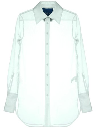 Simon Miller Sheer Longline Shirt Ss20 | Farfetch.com