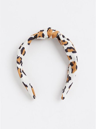 Leopard Top Knot Headband - Plus Size | Torrid