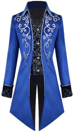 blue/black tail coat