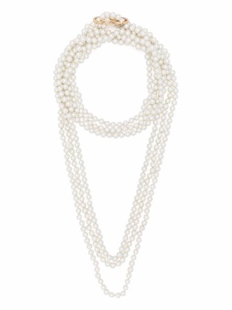 Atu Body Couture multi-string faux-pearl necklace