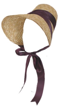 regency straw bonnet