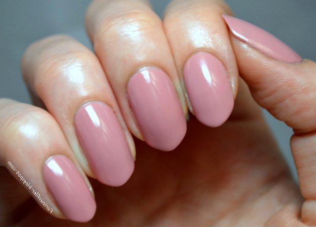 light pink nail