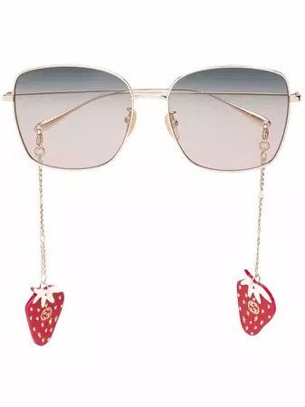 Gucci Eyewear Square Frame Sunglasses - Farfetch