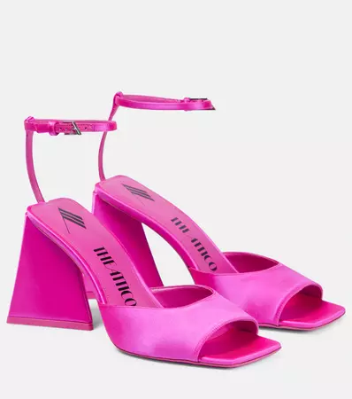 Piper Fluo High Sandals 85 Mm in Pink - The Attico | Mytheresa