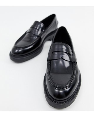ASOS Black penny loafers