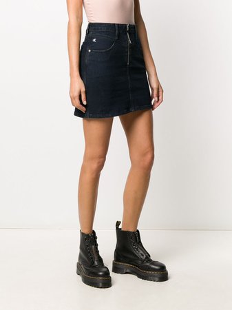 Calvin Klein Jeans Denim Mini Skirt - Farfetch