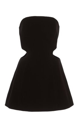 Lucia Strapless Cut-Out Crepe Mini Dress By Georgia Alice | Moda Operandi