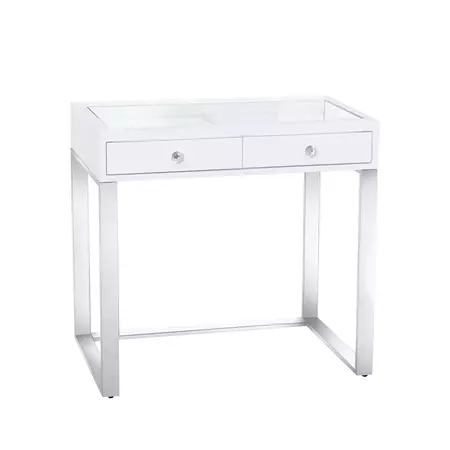 Mini SlayStation® Emma Vanity Table + Vanity Mirror Bundle • Impressions Vanity Co.