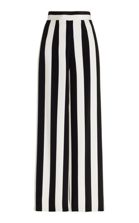 Striped Wide-Leg Pants By Sergio Hudson | Moda Operandi
