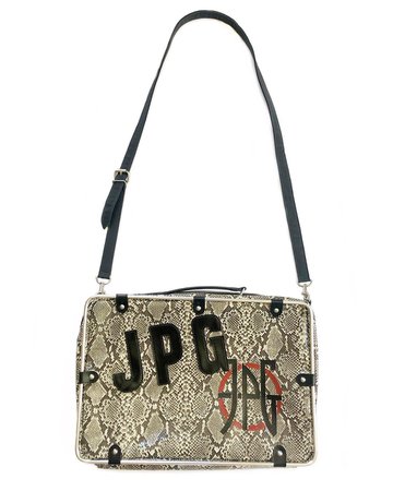 Secret Item Archive sur Instagram : 1990’s Jean Paul Gaultier Snakeskin Box Bag Available via DM. • Jean Paul Gaultier actually has quite an array of interesting bag…