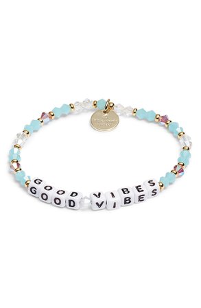 Little Words Project Good Vibes Beaded Stretch Bracelet | Nordstrom