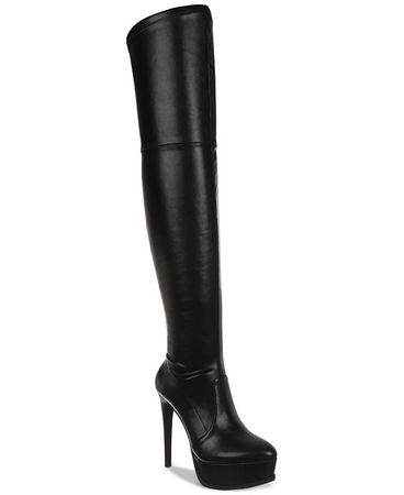 Thalia Sodi Women's Silena Over-The-Knee Platform Boots - Macy's