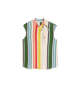 MANGO Multicolor patterned blouse