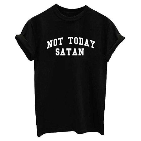 Amazon.com: BLACKMYTH Women's Graphic Funny T Shirt Cute Tops Teen Girl Tees Black Large: Clothing
