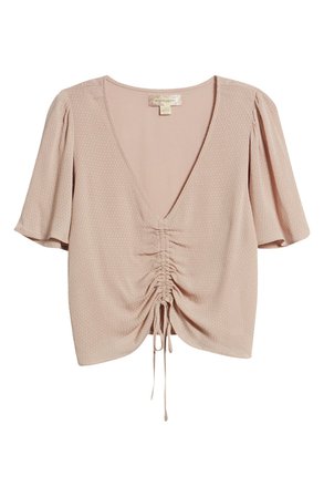 Band of Gypsies Toulon Ruched Top | Nordstrom