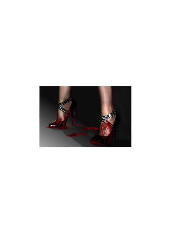 bloody high heels scary aesthetic horror