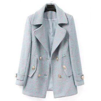 light blue winter coat