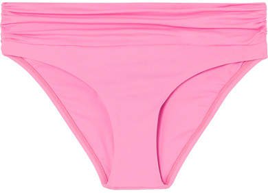 Bel Air Ruched Bikini Briefs - Pink