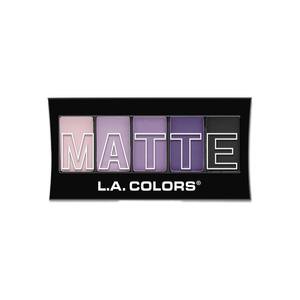 L.A. Colors 5 Color Matte Eyeshadow, Purple Cashmere 0.08 oz– Pharmapacks