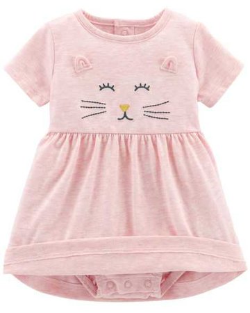 Baby Girl 2-Piece Bodysuit Dress & Cardigan Set | Carters.com