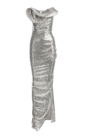 Exhilarate Frilled Sequin Gown By Maticevski | Moda Operandi