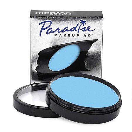 Amazon.com : Mehron Makeup Paradise Makeup AQ Face & Body Paint (1.4 oz) (Light Blue) : Childrens Art Paints : Beauty