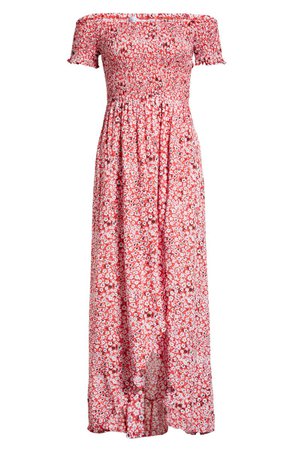 Cheyenne Off the Shoulder Cover-Up Maxi Dress | Nordstrom