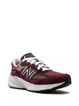 New Balance 990v6 Made In USA "Burgundy" Sneakers - Farfetch