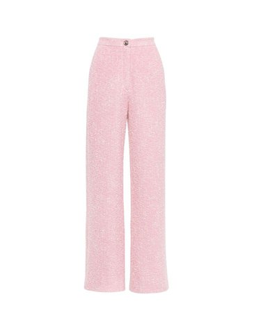 Miu Miu - pink tweed pants
