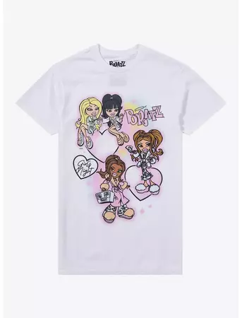 Bratz Slumber Party Tie-Dye Girls Oversized T-Shirt | Hot Topic