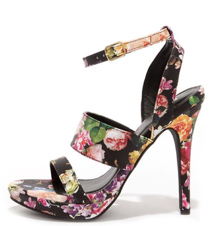 floral heel