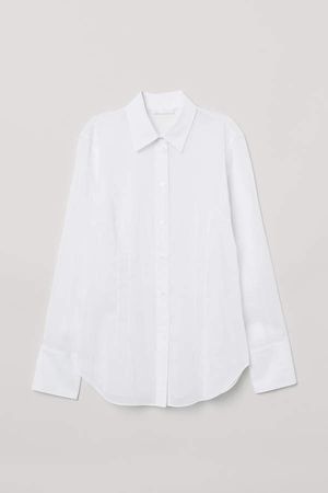 Pima Cotton Shirt - White