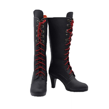 black boots with red lace - Google Search