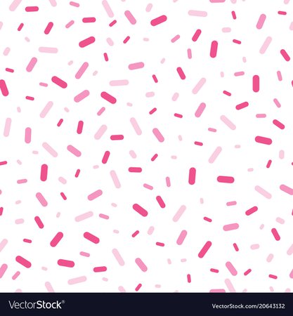 Pink confetti sprinkles seamless pattern Vector Image