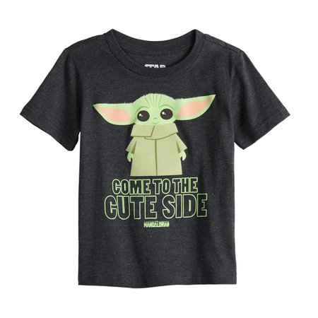 Disney's The Mandalorian Toddler Boy The Child aka Baby Yoda "Come To The Cute Side" Graphic Tee by Jumping Beans® | Kohls