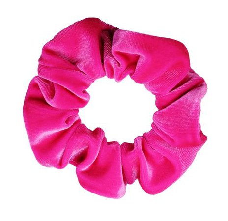 hot pink velvet scrunchie filler png