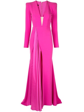 Pink Alex Perry Lindy Dress | Farfetch.com