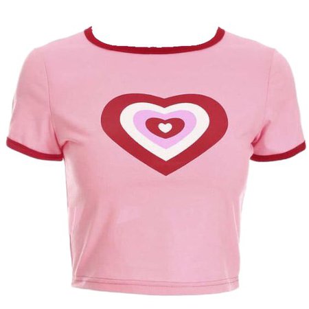 pink heart shirt